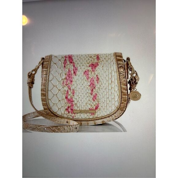 Brahmin Handbags - NWT Brahmin Valentia Collection Apricot Rose Briar Crossbody Bag